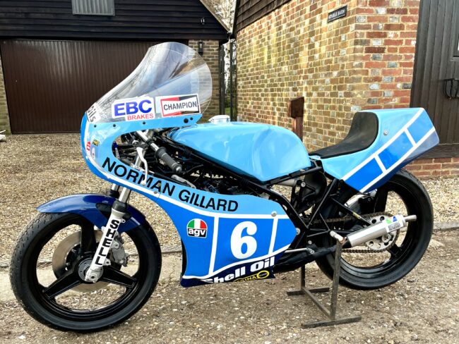 Phil Paddock Yamaha TZ350 Spondon TT winner 1983 Phil Mellor - Paddock Bike